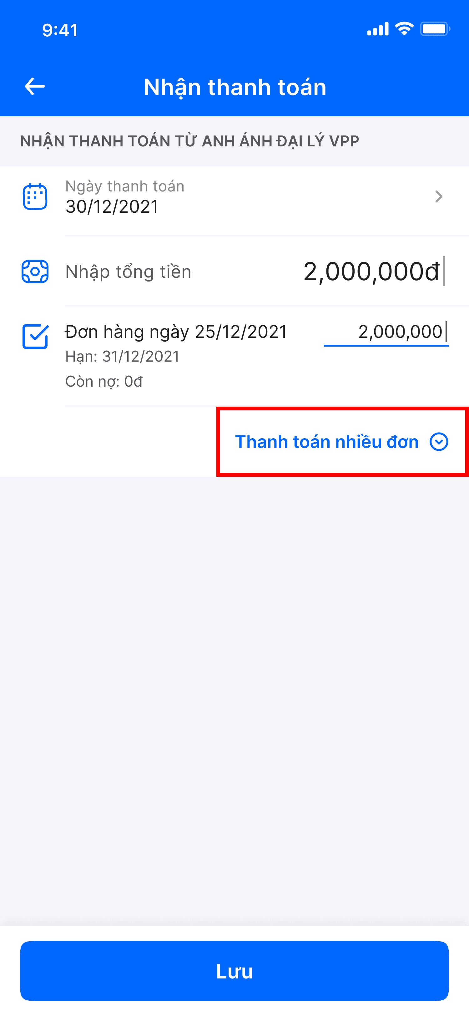 Làm thế nào để thanh toán cùng một lúc nhiều đơn hàng