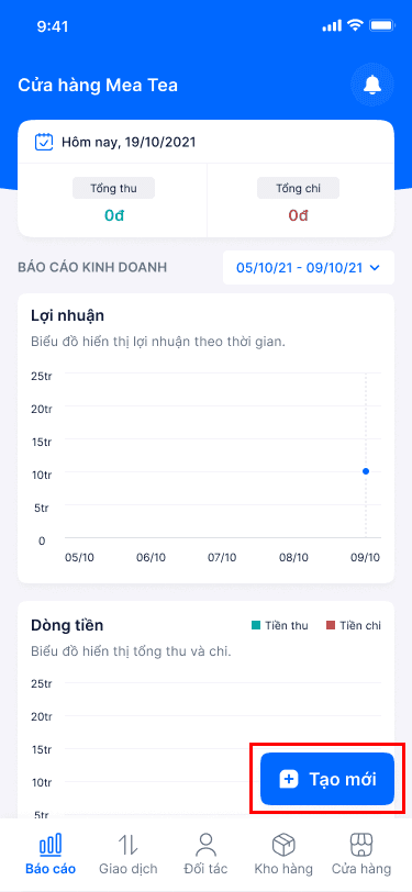Cách tạo đơn hàng