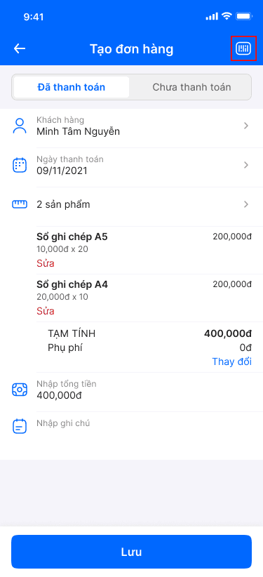 Cách scan barcode sản phẩm