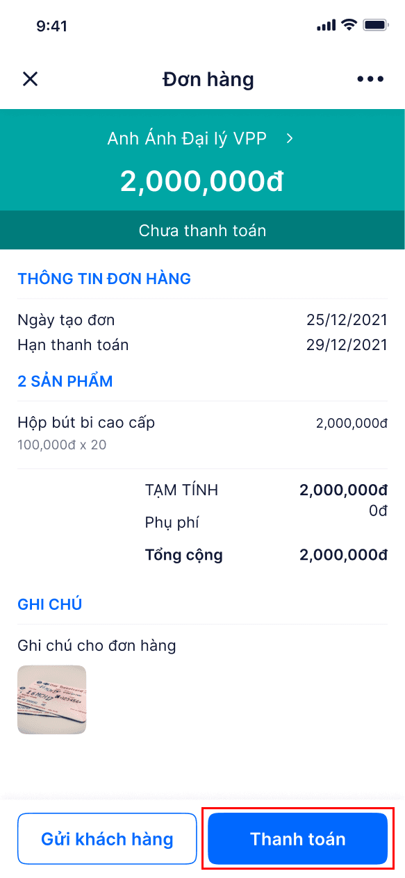 Làm thế nào để thanh toán cùng một lúc nhiều đơn hàng