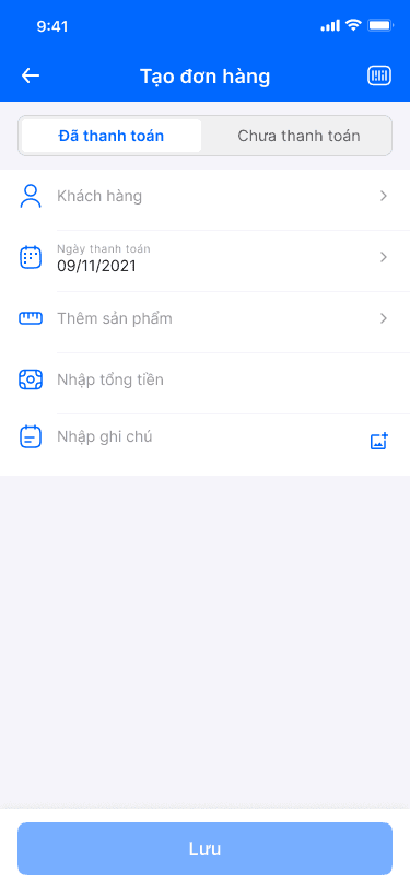 Cách thêm phiếu nhập/xuất kho cho sản phẩm